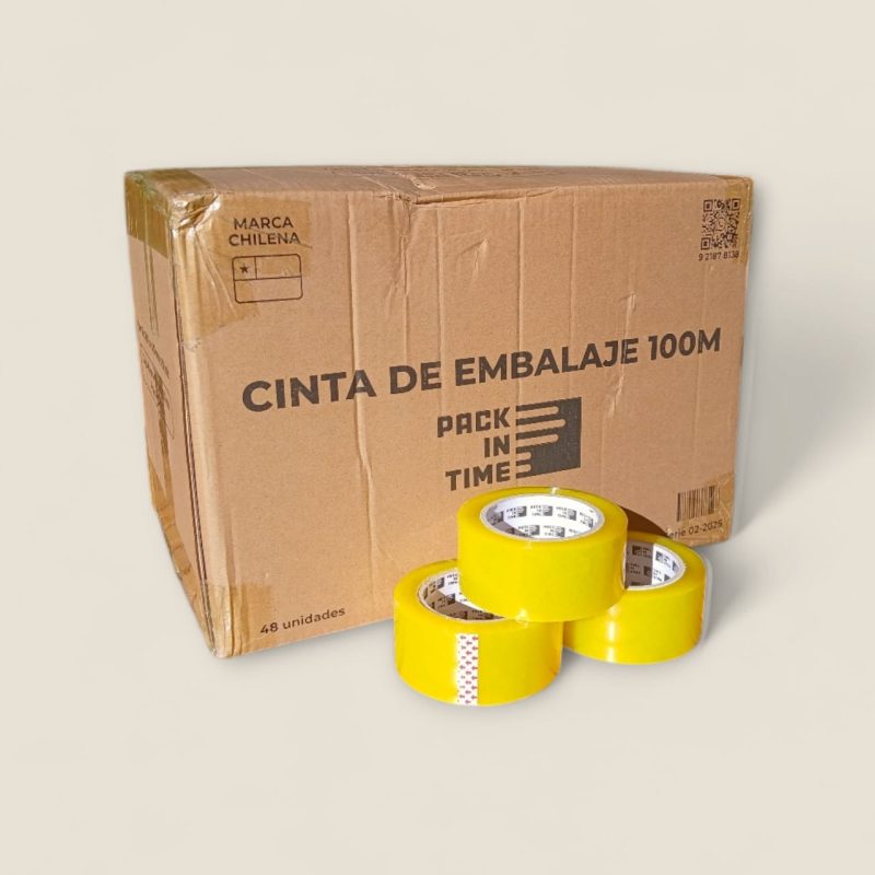 Caja de Cinta de Embalaje 100m x 48 unidades